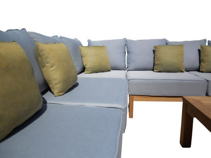 Paris Teak Corner Unit | FSC® Certified-Garden Furniture Centre-HighRange,img,Corner Lounge Units,Outdoor Furniture,Teak Garden Furniture,FSC®,Teak,Teak Sets,Teak Sofas,Showroom on Display-{collection_title}