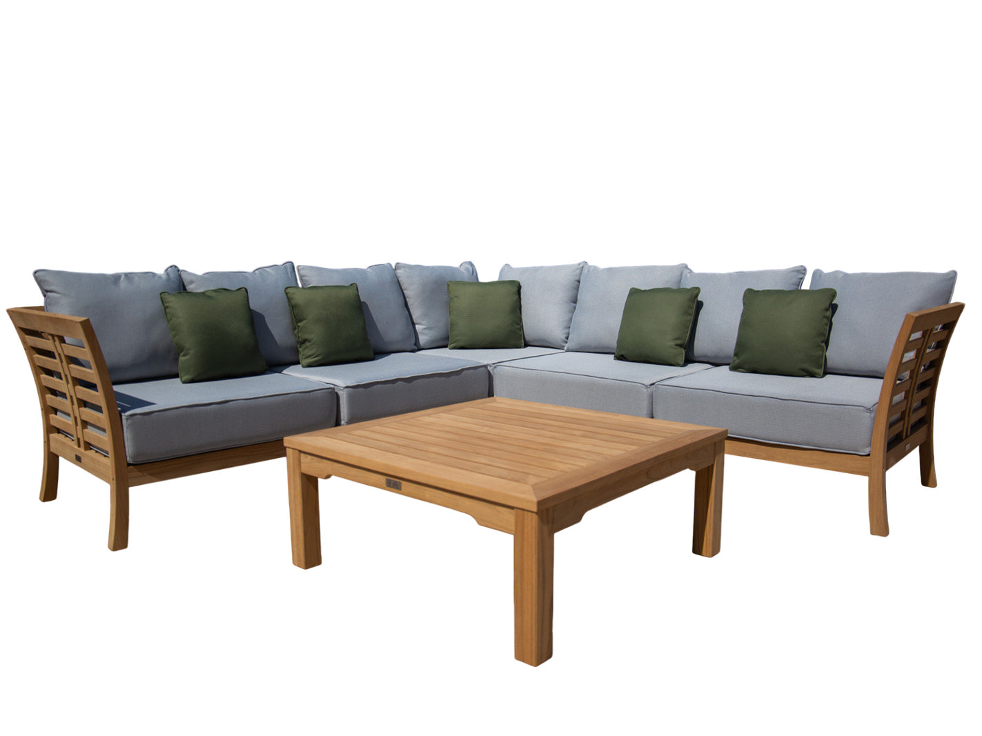 Paris Teak Corner Unit | FSC® Certified-Garden Furniture Centre-HighRange,img,Corner Lounge Units,Outdoor Furniture,Teak Garden Furniture,FSC®,Teak,Teak Sets,Teak Sofas,Showroom on Display-{collection_title}