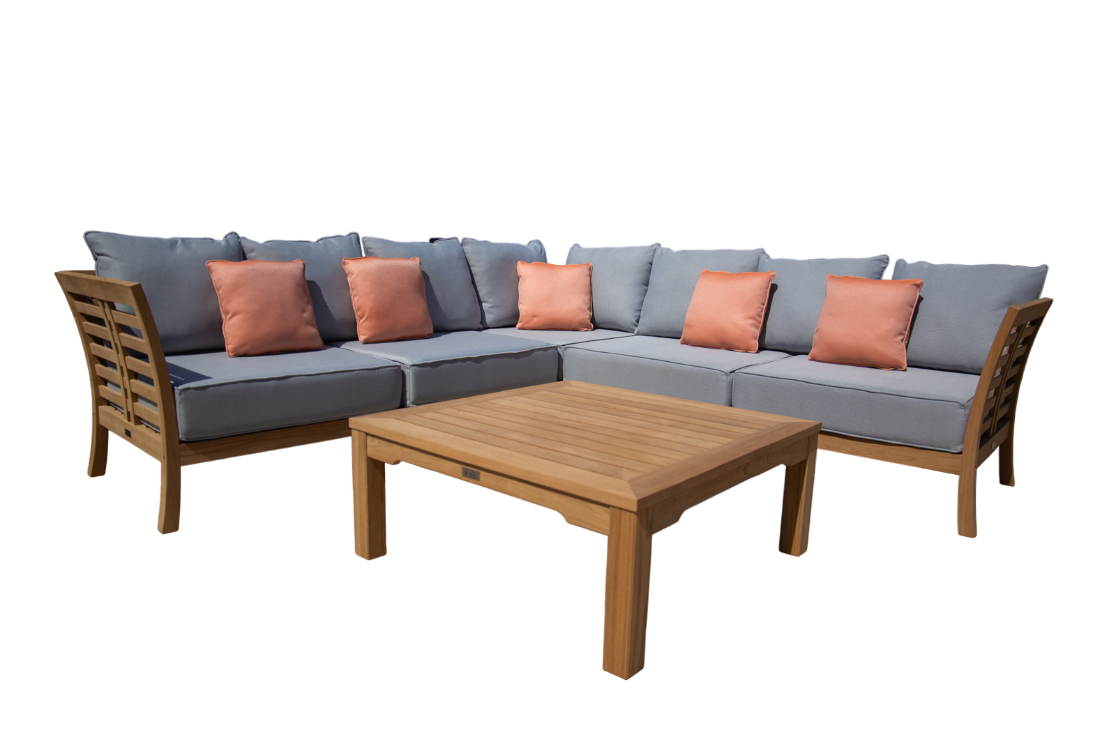 Paris Teak Corner Unit | FSC® Certified-Garden Furniture Centre-HighRange,img,Corner Lounge Units,Outdoor Furniture,Teak Garden Furniture,FSC®,Teak,Teak Sets,Teak Sofas,Showroom on Display-{collection_title}