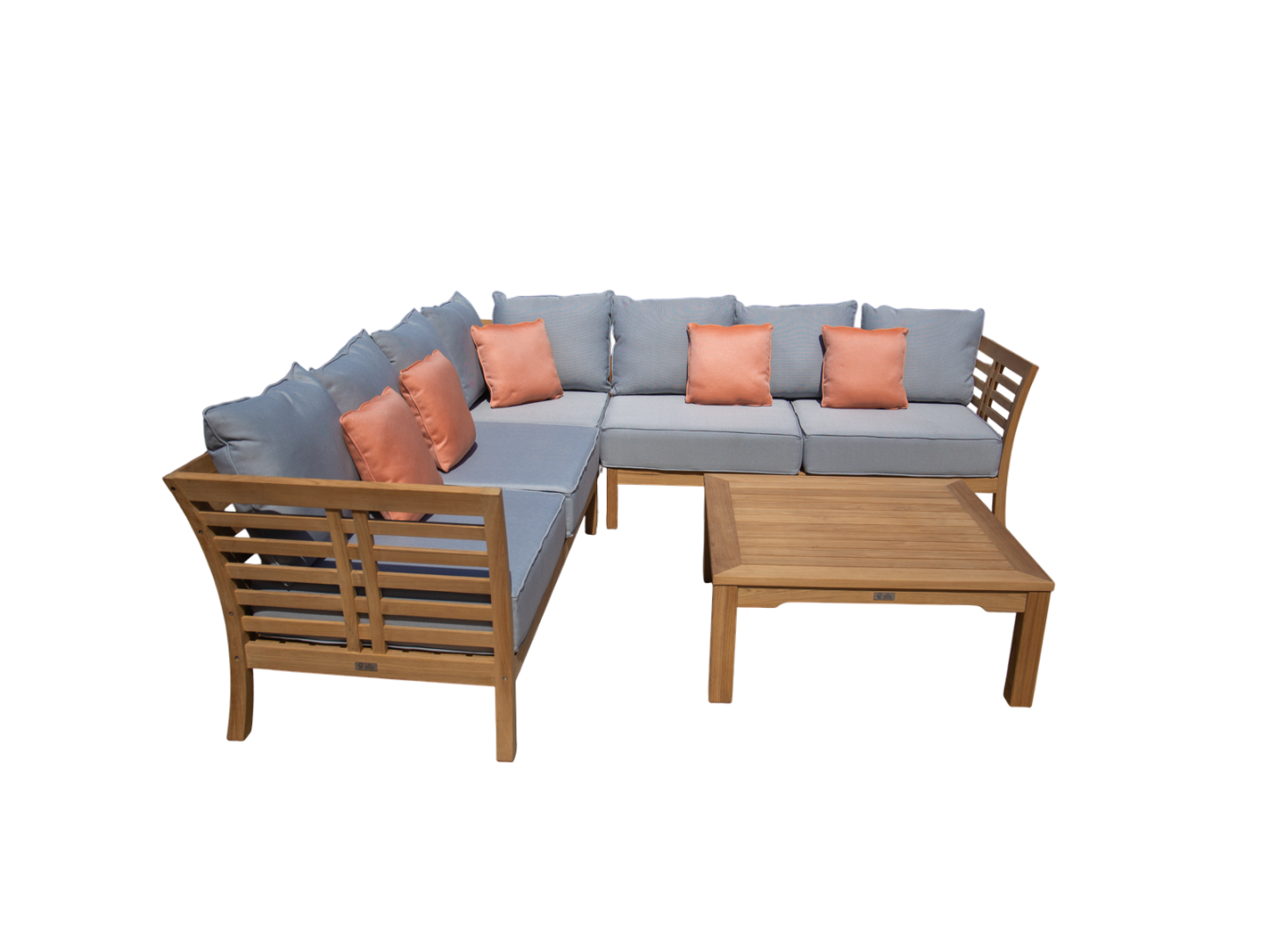 Paris Teak Corner Unit | FSC® Certified-Garden Furniture Centre-HighRange,img,Corner Lounge Units,Outdoor Furniture,Teak Garden Furniture,FSC®,Teak,Teak Sets,Teak Sofas,Showroom on Display-{collection_title}