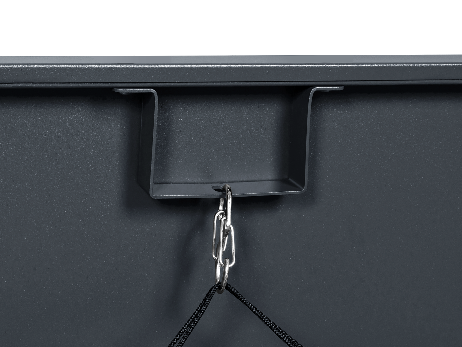 Anthracite Galvanized Steel Wheelie Bin Cover Pedal Opening | Double