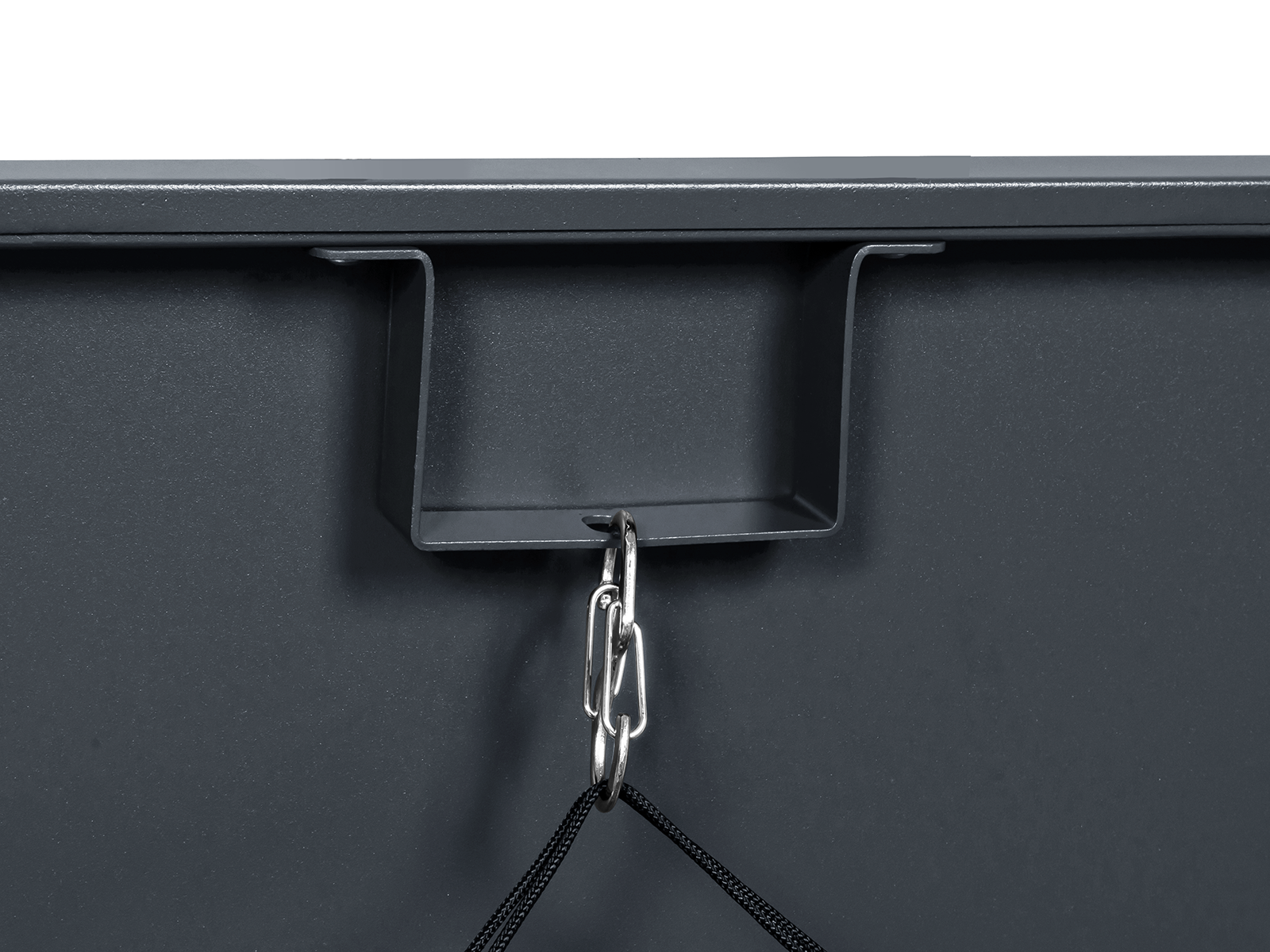 Anthracite Galvanized Steel Wheelie Bin Cover Pedal Opening | Single