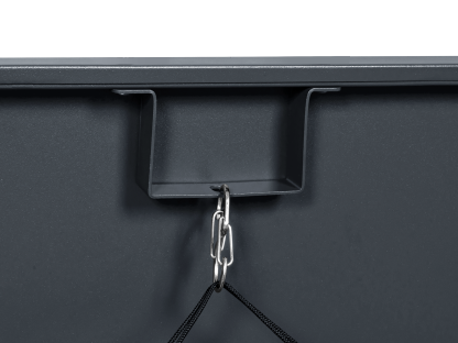 Anthracite Galvanized Steel Wheelie Bin Cover Pedal Opening | Single