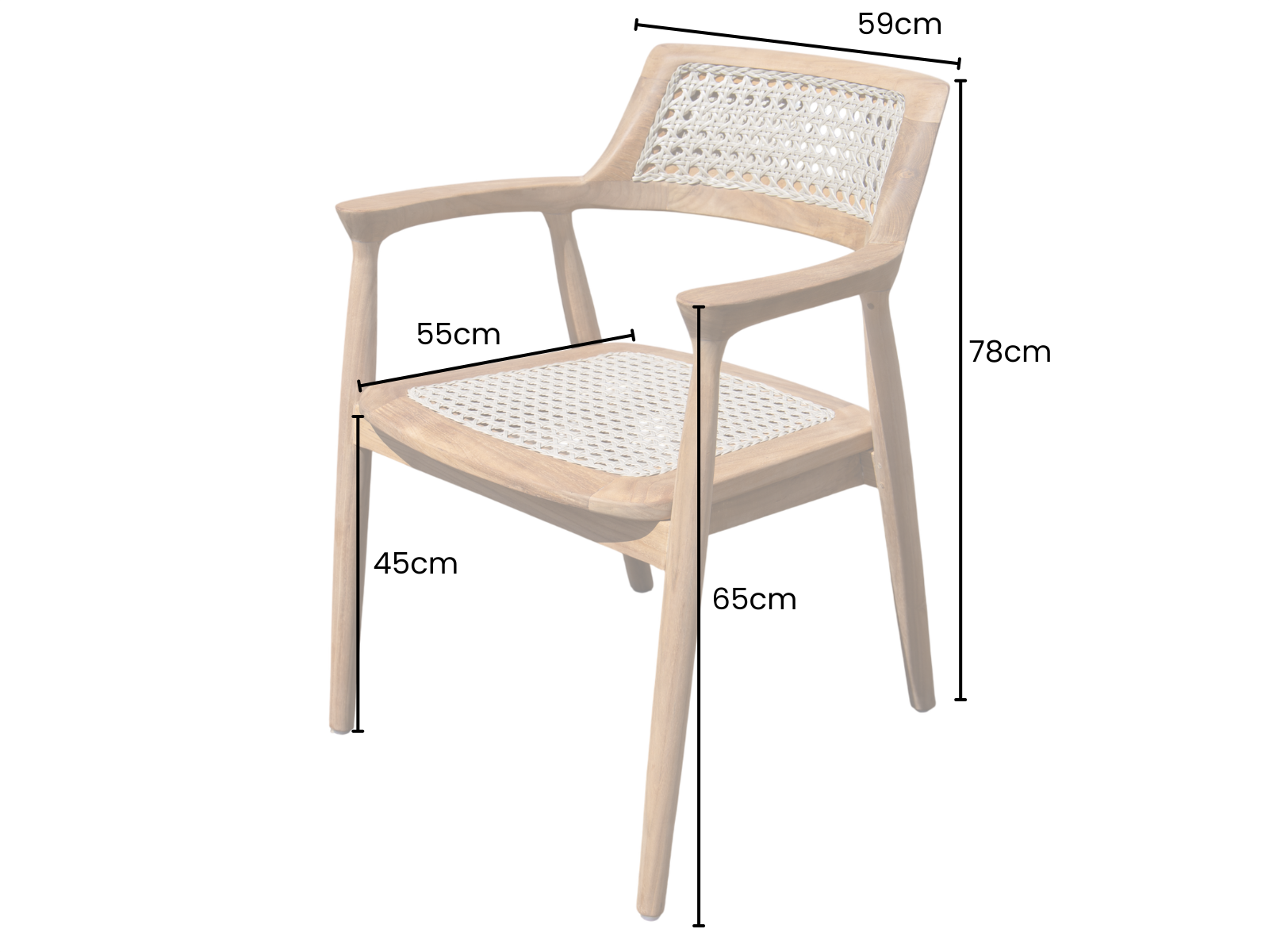 Pedro 4 Chair Dining Set
