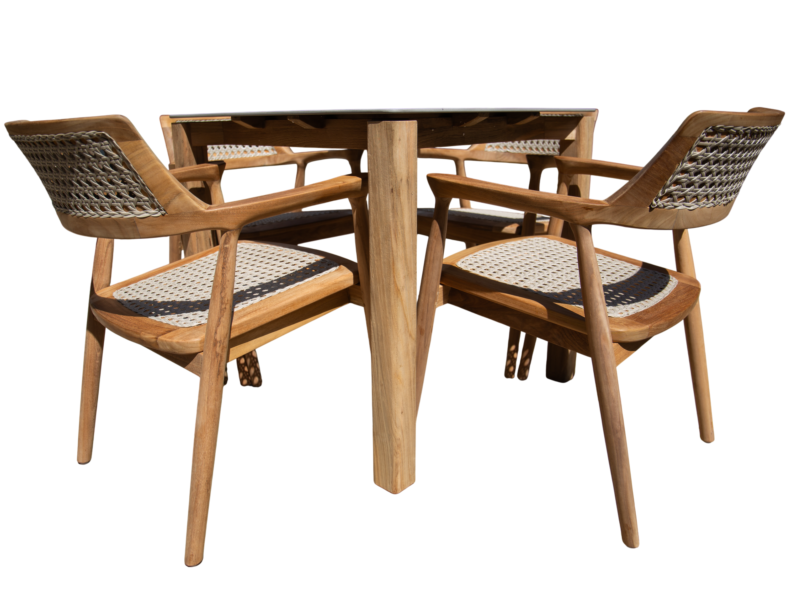 Pedro 4 Chair Dining Set