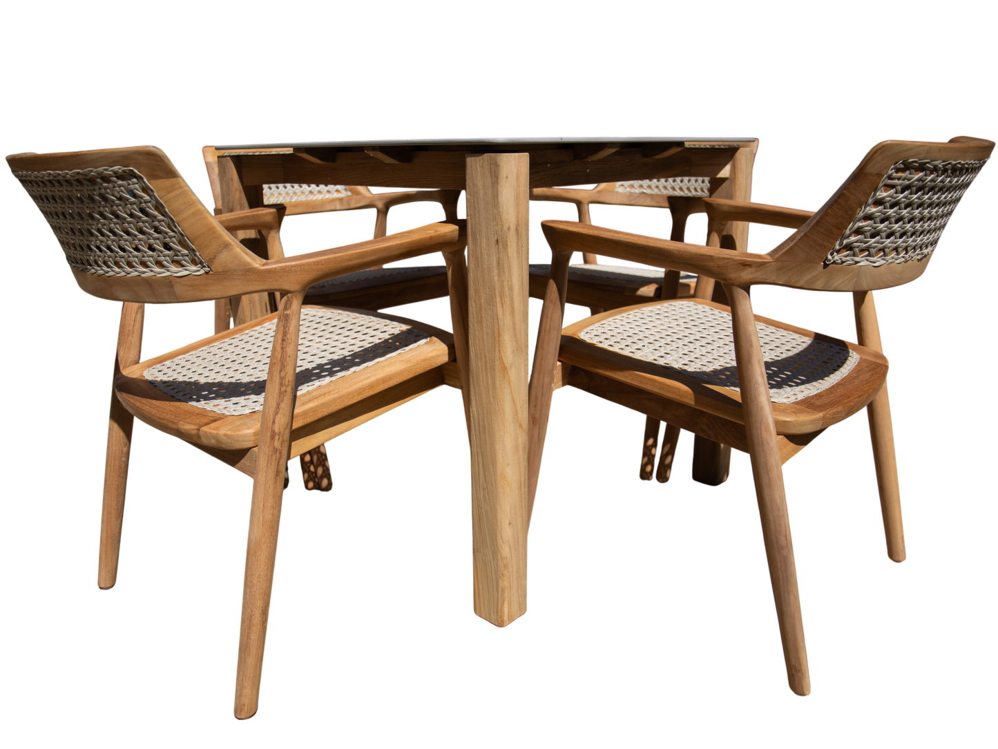 Pedro 4 Chair Dining Set