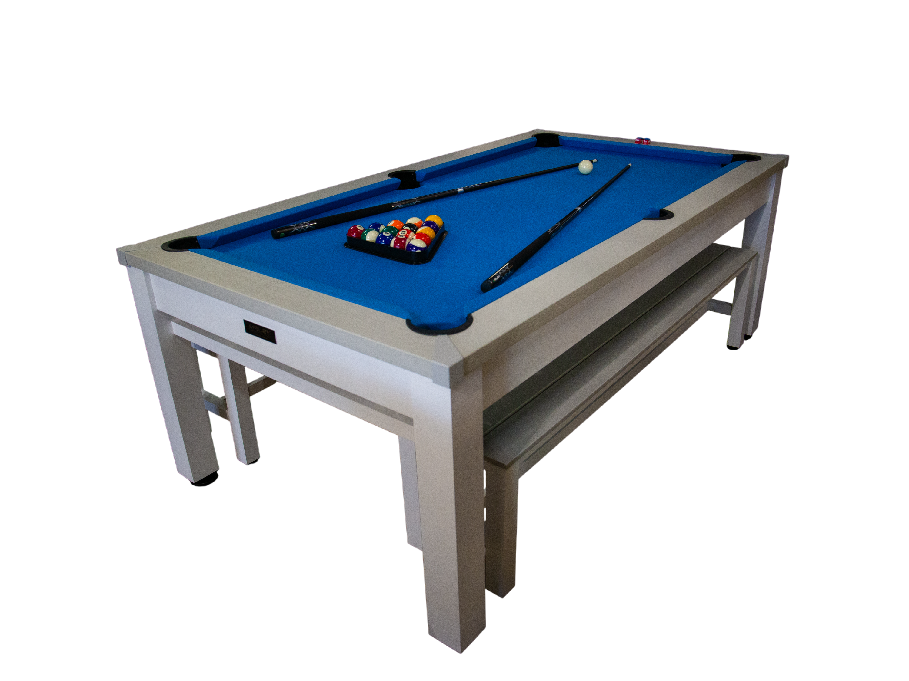 Outdoor Games Diner Table | Grey & White-Garden Furniture Centre-Games Tables,Accessories,HighRange-{collection_title}