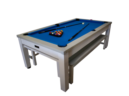 Outdoor Games Diner Table | Grey & White-Garden Furniture Centre-Games Tables,Accessories,HighRange-{collection_title}