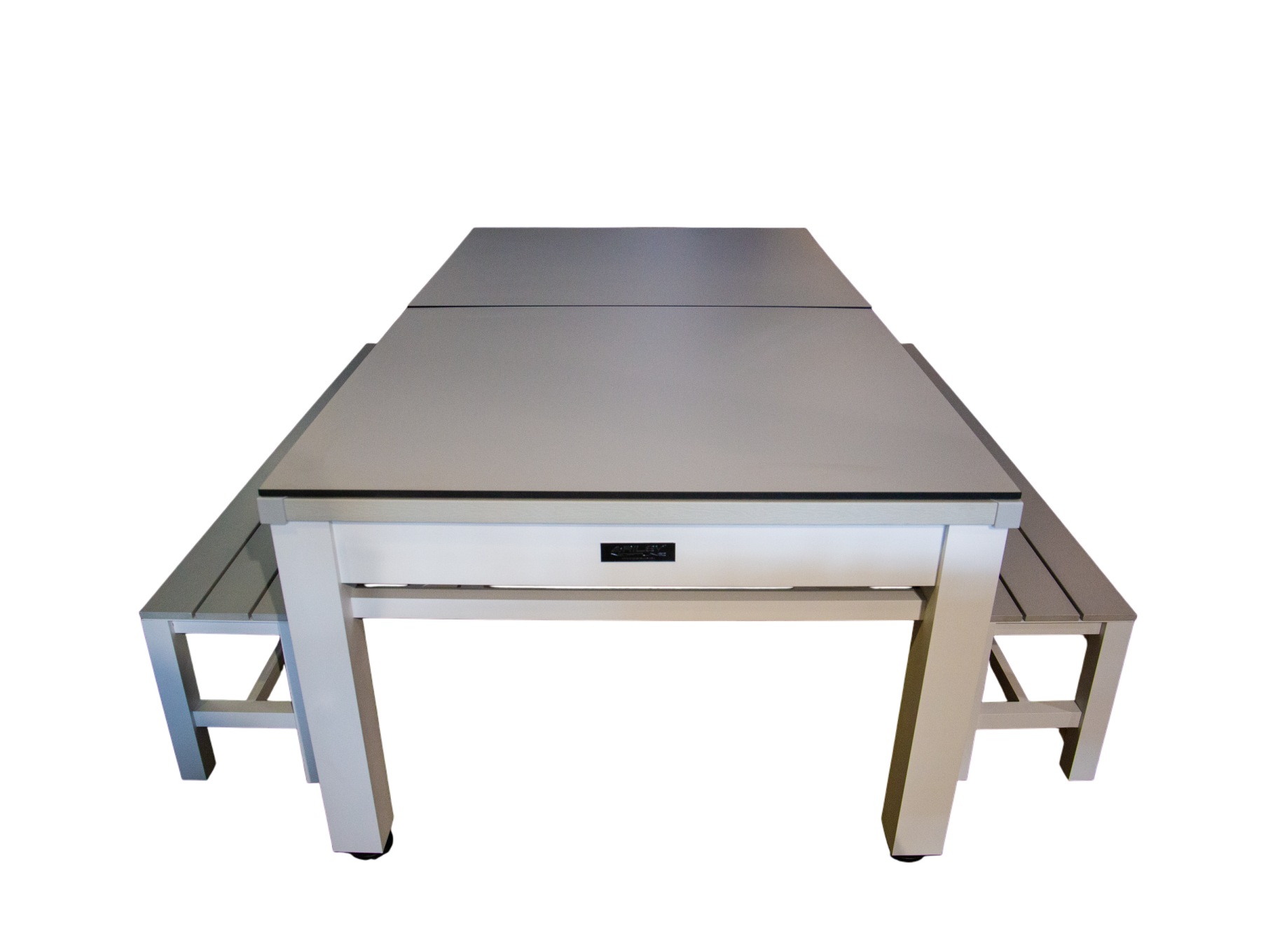 Outdoor Games Diner Table | Grey & White-Garden Furniture Centre-Games Tables,Accessories,HighRange-{collection_title}