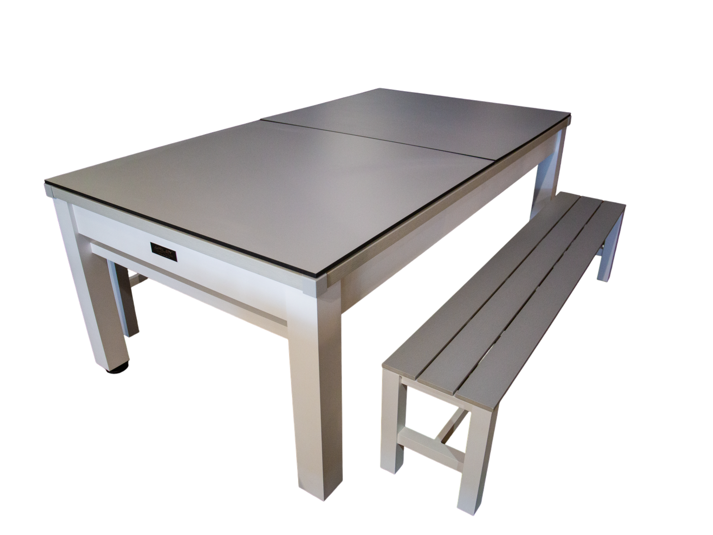 Outdoor Games Diner Table | Grey & White-Garden Furniture Centre-Games Tables,Accessories,HighRange-{collection_title}