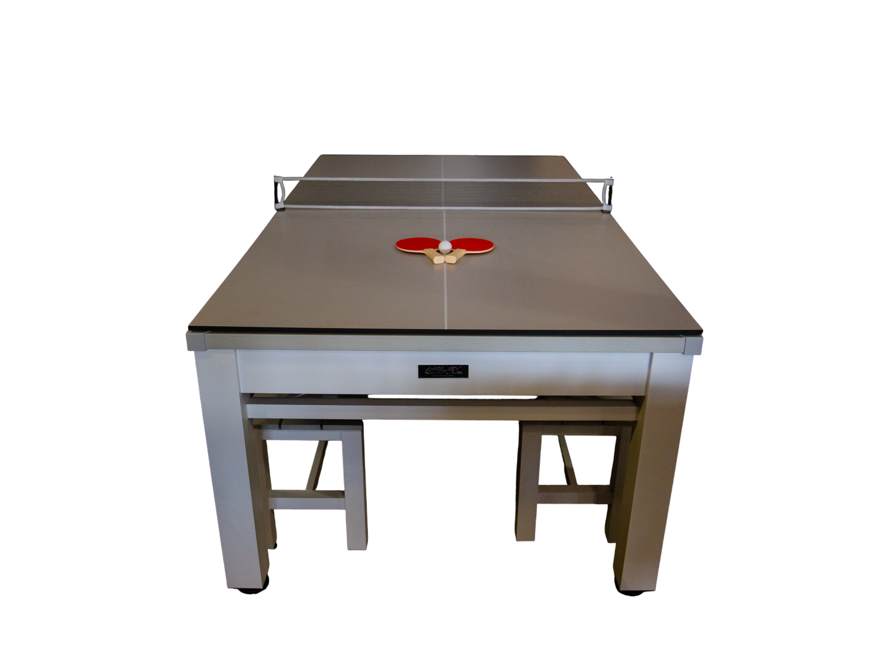 Outdoor Games Diner Table | Grey & White-Garden Furniture Centre-Games Tables,Accessories,HighRange-{collection_title}