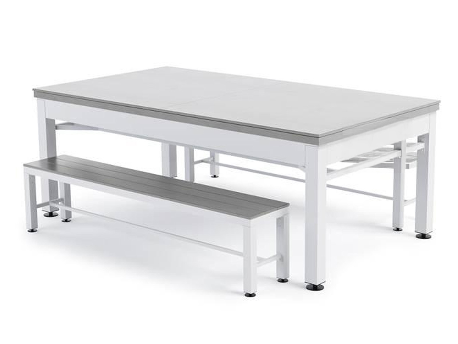 Outdoor Games Diner Table | Grey & White-Garden Furniture Centre-Games Tables,Accessories,HighRange-{collection_title}