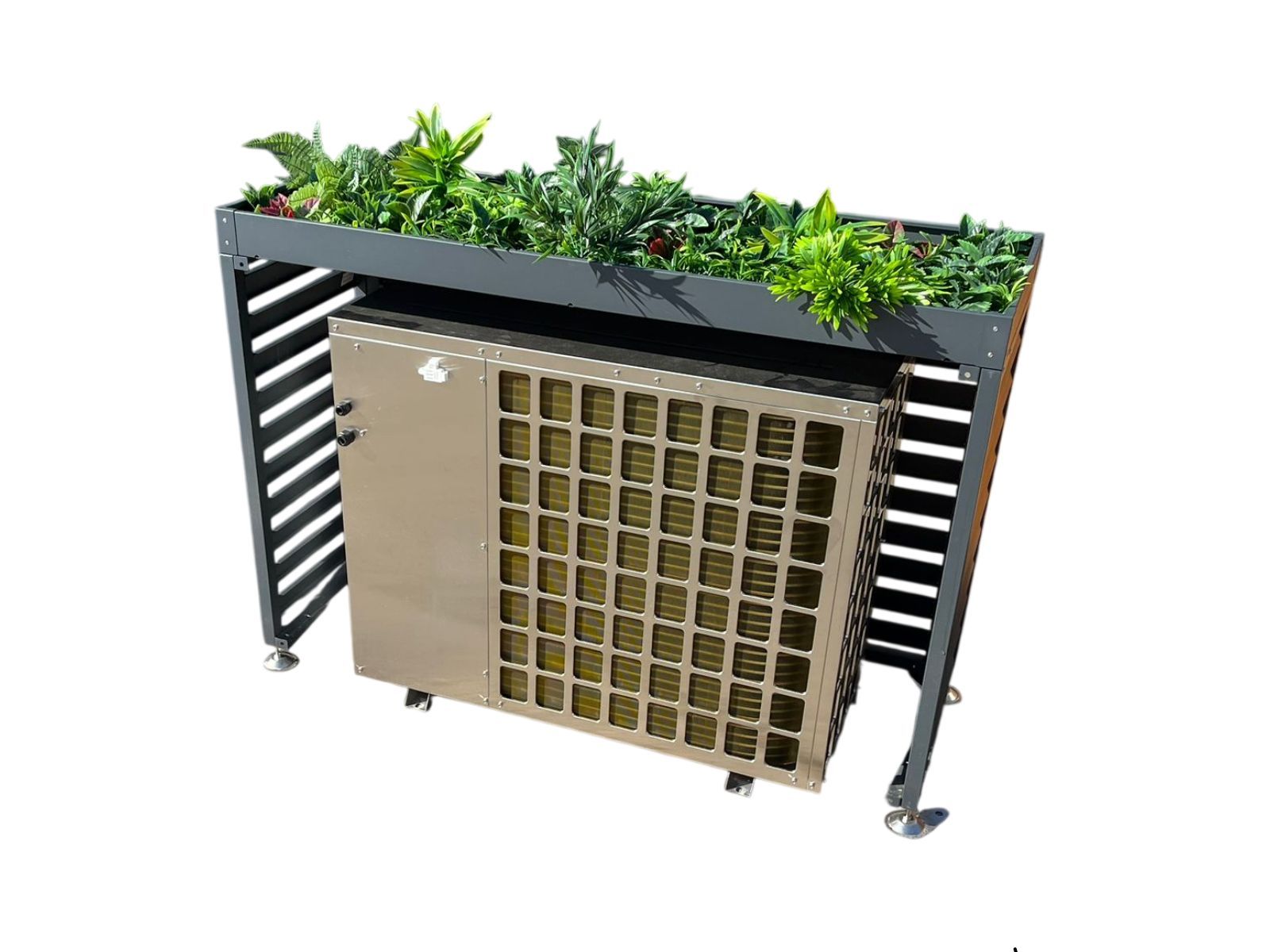 Heat Pump/Air Conditioning Unit Cover with Planter
