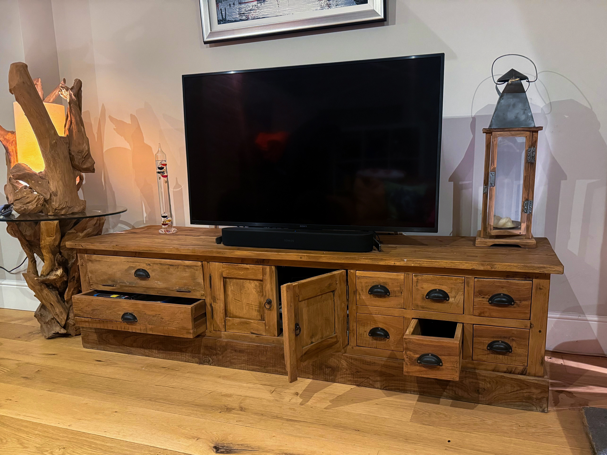 Media Unit | Reclaimed Teak-Garden Furniture Centre-Teak,Reclaimed Furniture,Conservatory-{collection_title}