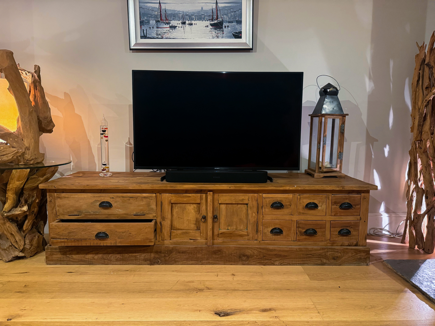 Media Unit | Reclaimed Teak-Garden Furniture Centre-Teak,Reclaimed Furniture,Conservatory-{collection_title}