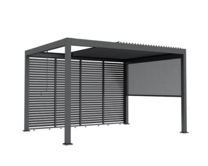 Neptune 3 x 4m LED Retractable Roof Gazebo 