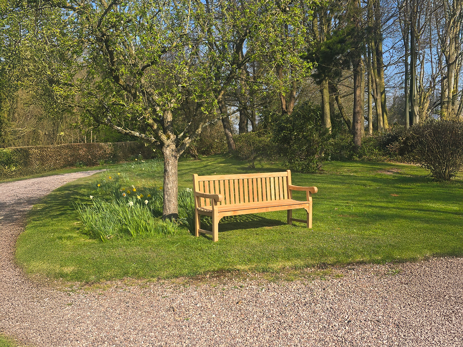 Richmond Bench 1.8m-Garden Furniture Centre-MidRange,Active,park benches,Benches,Outdoor Furniture,Teak Benches Benches,Memorial Benches,Teak,Teak Benches-{collection_title}