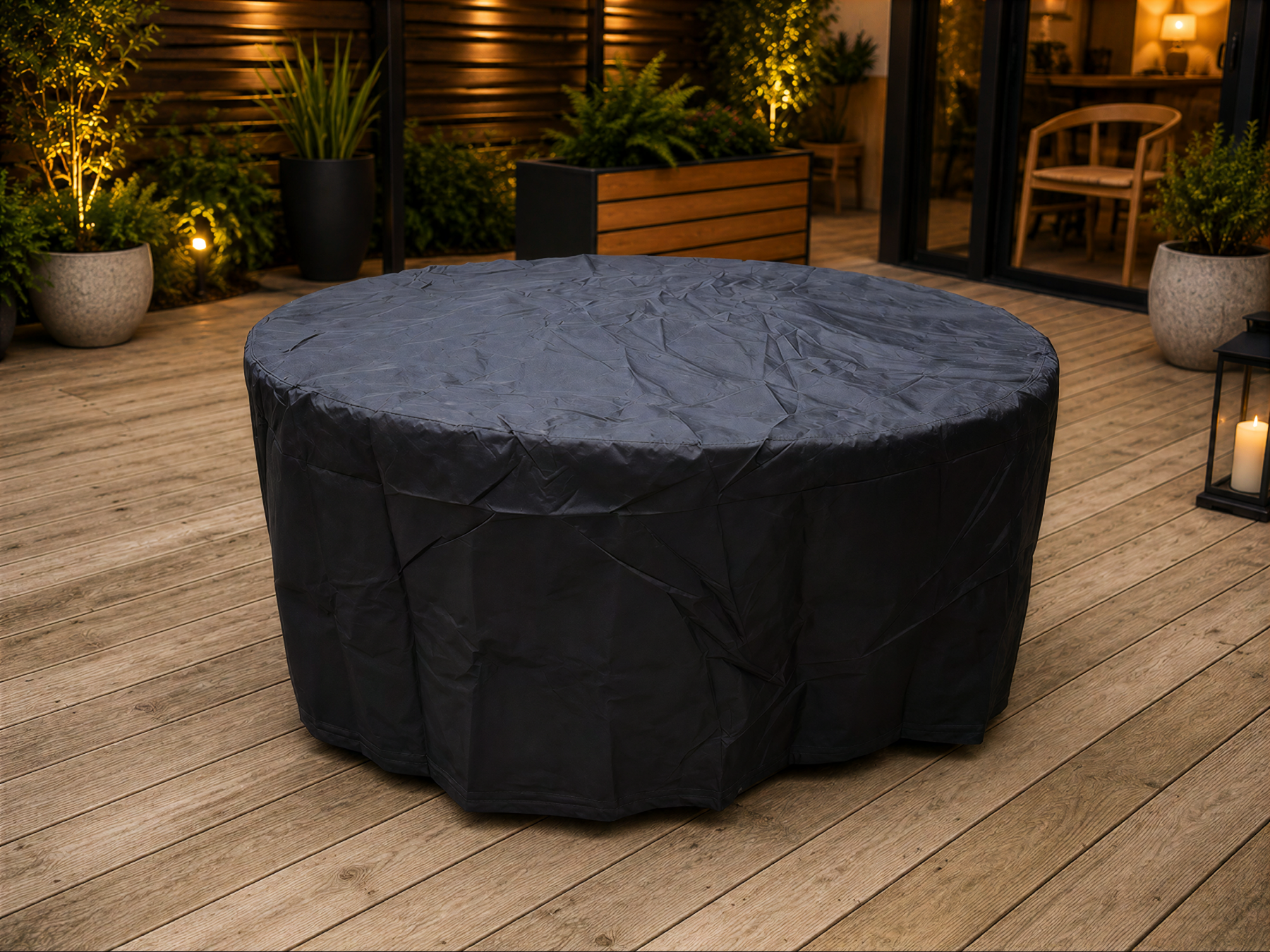 Breathable Round Table Weather Cover | Large