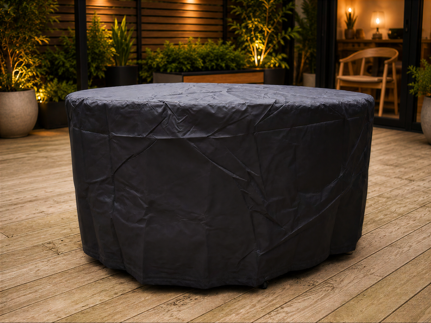 Breathable Round Table Weather Cover | Large