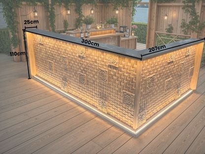 San Antonio Teak and Ceramic Bar-Garden Furniture Centre-Showroom on Display,Teak Tables,Tables,Bars & Bar Sets,Bars-{collection_title}