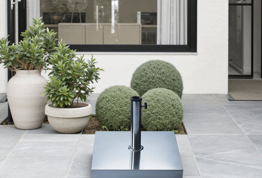 Stainless Steel 30KG Parasol Base -Garden Furniture Centre-LowRange,Under 100,Parasols,Parasol Bases Parasols,Parasol Bases-{collection_title}
