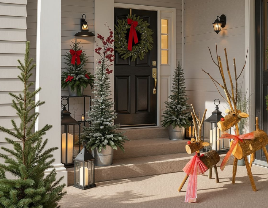 Kiln Dried Hardwood Reindeer Decorations | Baby & Large-Garden Furniture Centre--{collection_title}