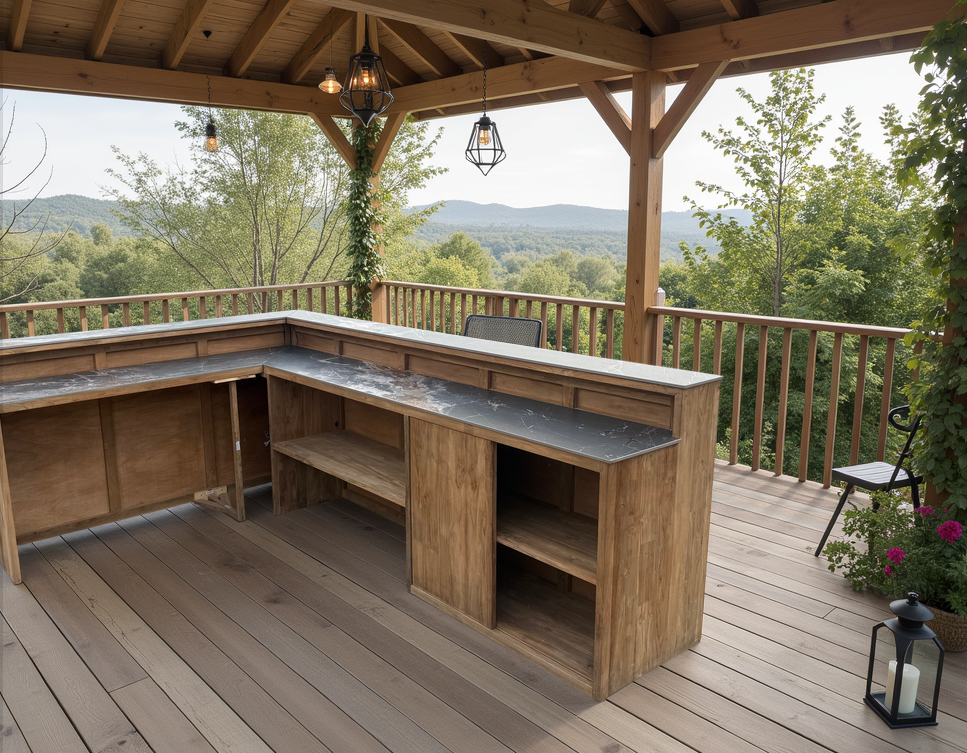 San Antonio Teak and Ceramic Bar-Garden Furniture Centre-Showroom on Display,Teak Tables,Tables,Bars & Bar Sets,Bars-{collection_title}