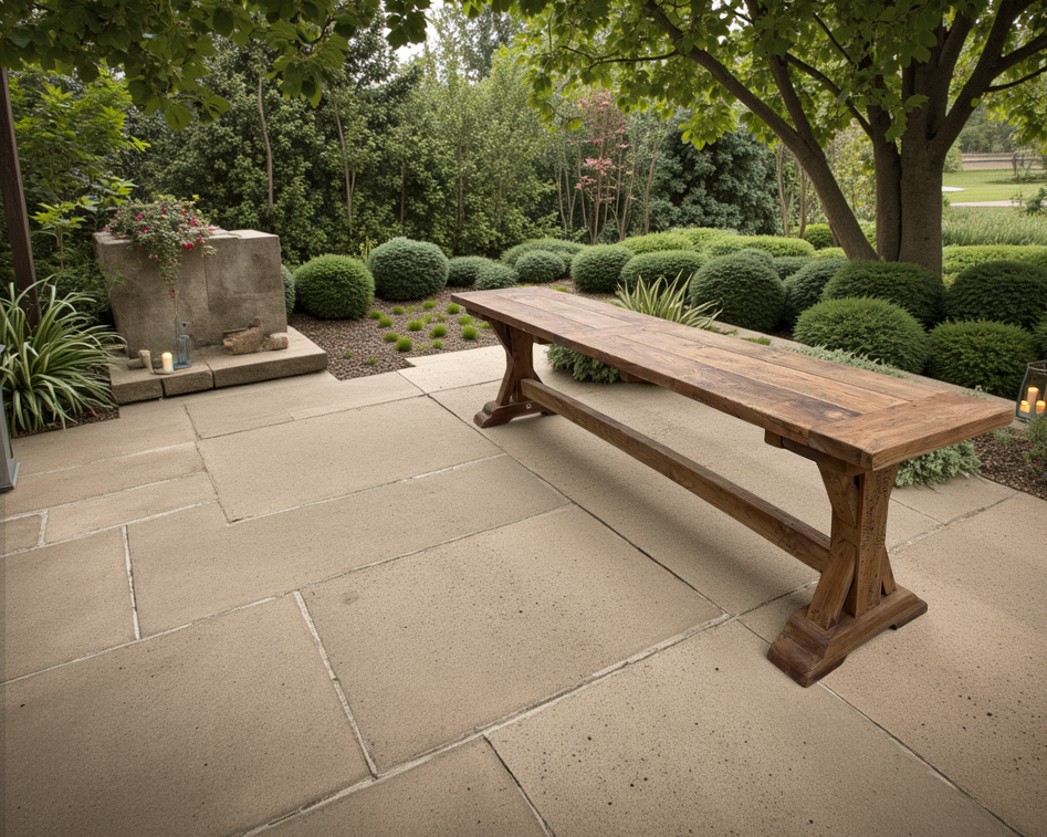 Valencia Backless Bench-Garden Furniture Centre-MidInstock,instock,MidRange,Outdoor Dining,Backless,Benches,Outdoor Furniture,Teak Benches Benches,Reclaimed Furniture,Teak,Teak Benches-{collection_title}