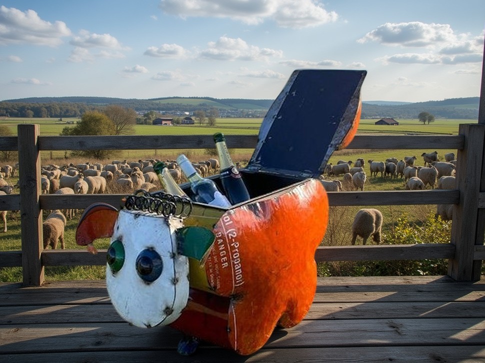 Barnyard Sheep Beverage Tub