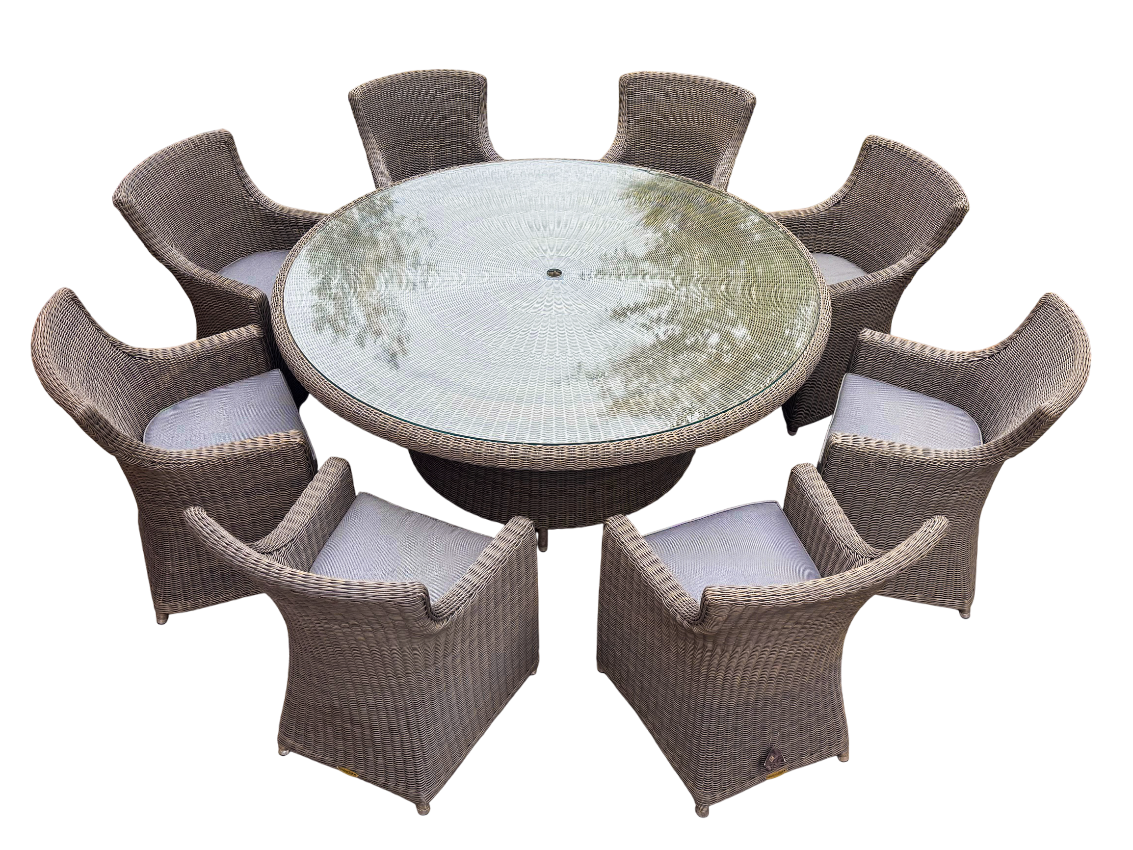 Summergrass 8 Chair Round Dining Set-Garden Furniture Centre-HighRange,Rattan,Outdoor Dining,Rattan Furniture,Outdoor Sale-{collection_title}
