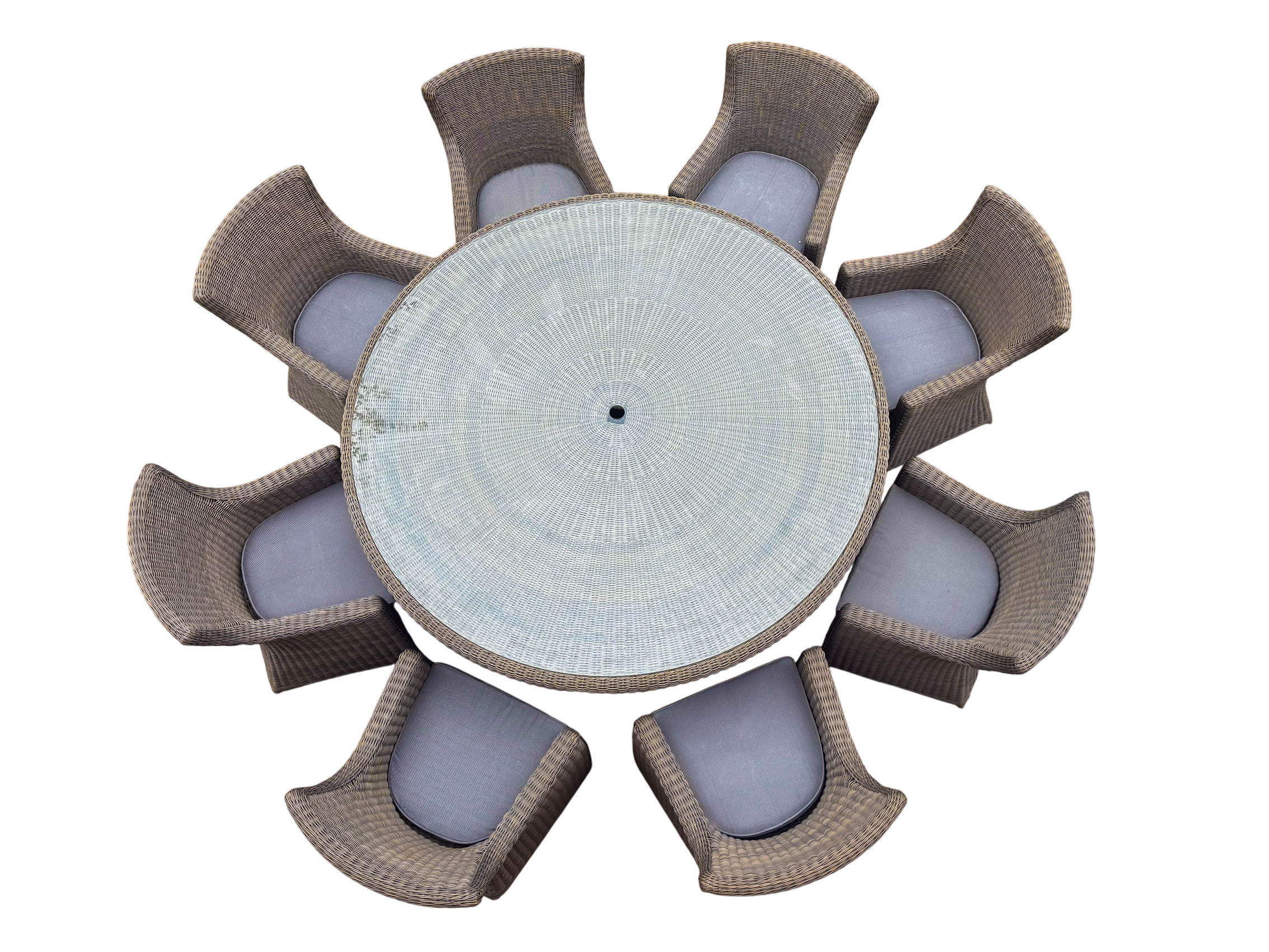 Summergrass 8 Chair Round Dining Set-Garden Furniture Centre-HighRange,Rattan,Outdoor Dining,Rattan Furniture,Outdoor Sale-{collection_title}