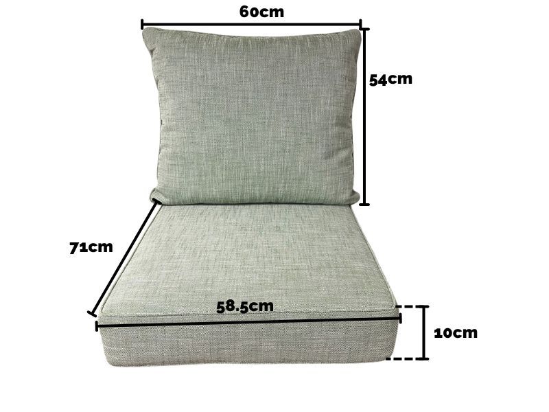 Outdoor Replacement Cushion Set | Montana & Fiji