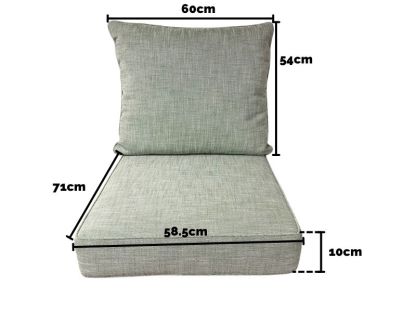 Outdoor Replacement Cushion Set | Montana & Fiji