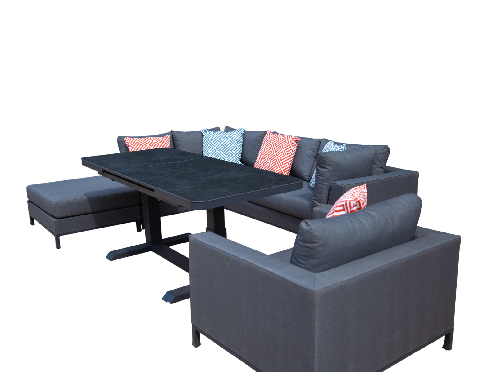 Sicilie Corner Sofa Unit | Left-Garden Furniture Centre-HighRange,Outdoor Lounging,Outdoor Furniture,Metal Furniture,Corner Lounge Units,Sicilie Range,Metal,Metal Sofas-{collection_title}