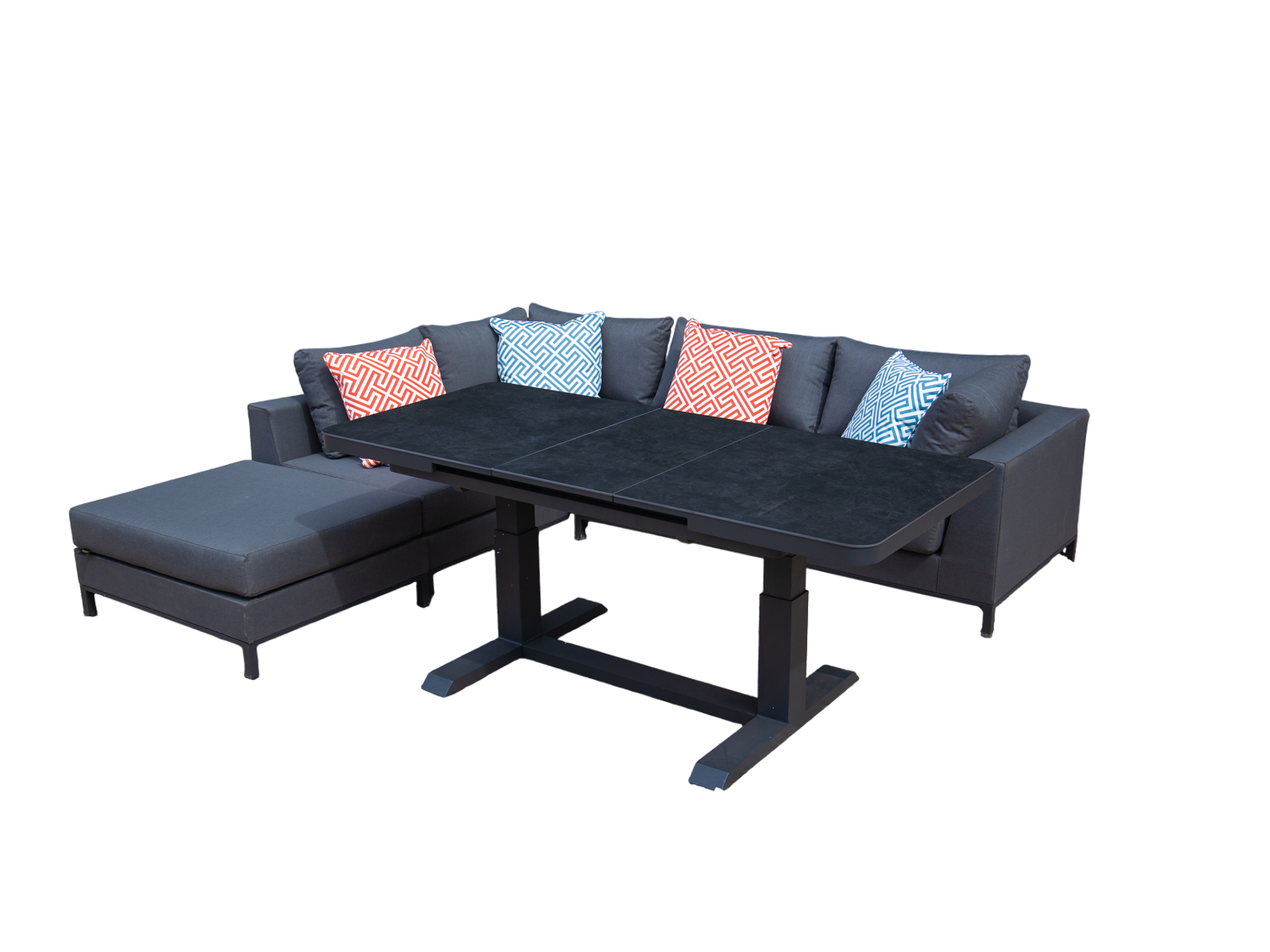 Sicilie Corner Sofa Unit | Left-Garden Furniture Centre-HighRange,Outdoor Lounging,Outdoor Furniture,Metal Furniture,Corner Lounge Units,Sicilie Range,Metal,Metal Sofas-{collection_title}