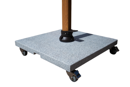100kg granite base with wheels | Cantilever Parasols