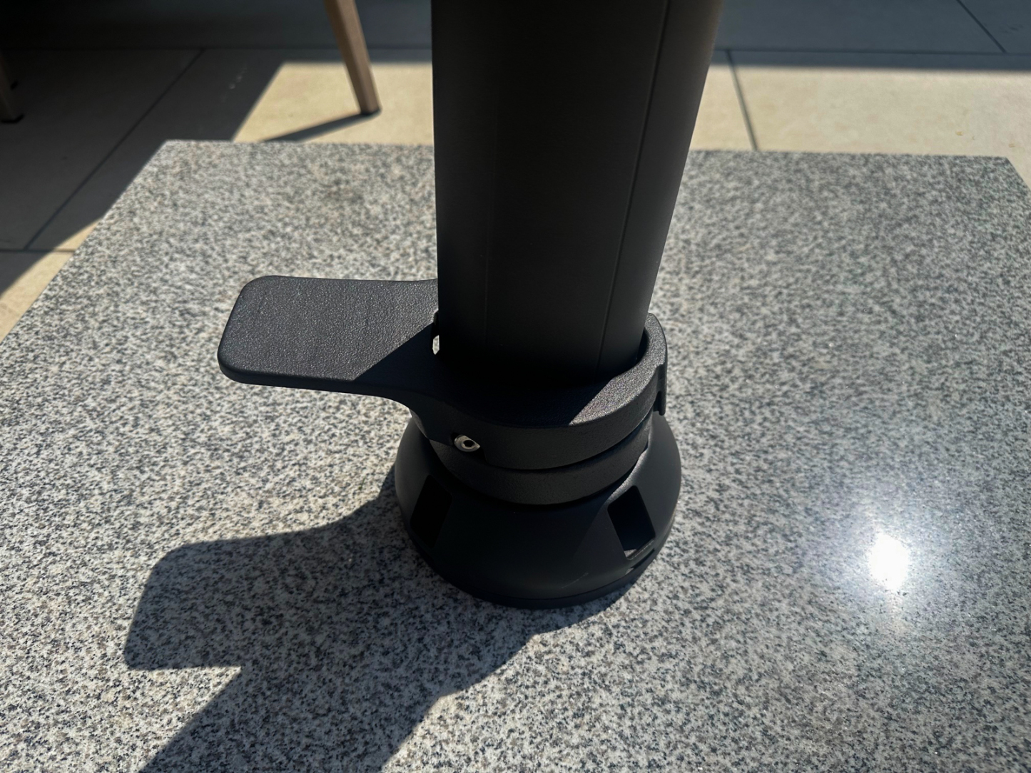 Sicily 3M Square Cantilever Parasol With LED Lights