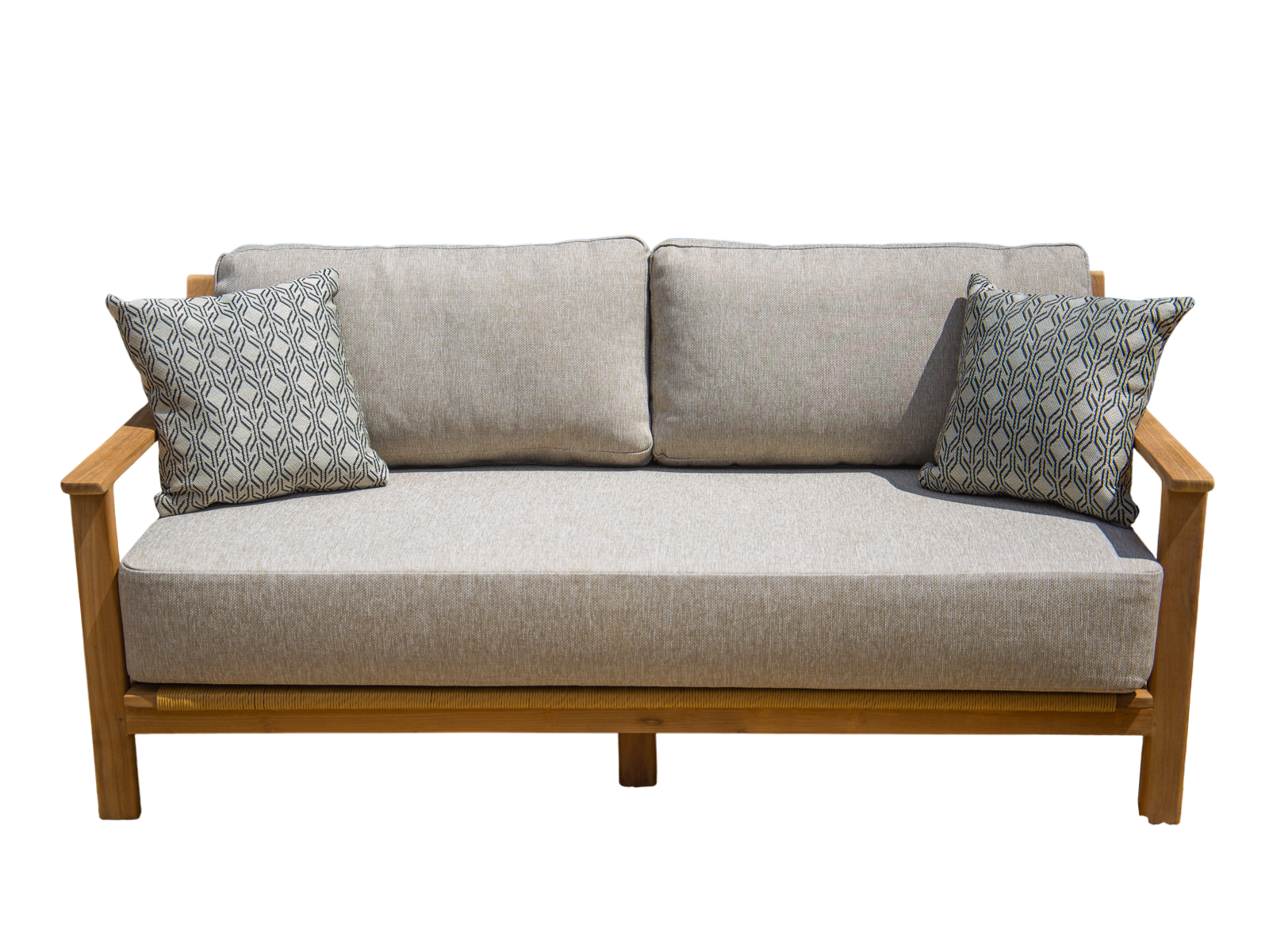 Sienna Lounge 2 Seater Sofa -Garden Furniture Centre-HighRange,Outdoor Furniture,Teak Garden Furniture,Sienna Range,Sale,Clearance Line,Outdoor Lounging,Teak,Teak Sofas,Sofa-{collection_title}