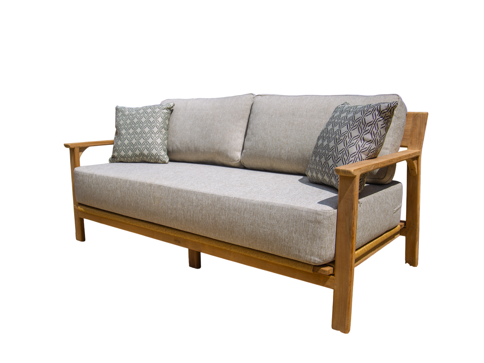 Sienna Lounge 2 Seater Sofa -Garden Furniture Centre-HighRange,Outdoor Furniture,Teak Garden Furniture,Sienna Range,Sale,Clearance Line,Outdoor Lounging,Teak,Teak Sofas,Sofa-{collection_title}