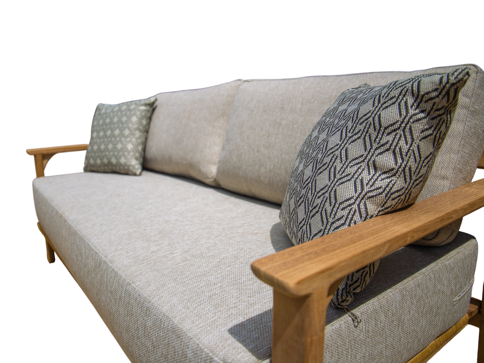 Sienna Lounge 2 Seater Sofa -Garden Furniture Centre-HighRange,Outdoor Furniture,Teak Garden Furniture,Sienna Range,Sale,Clearance Line,Outdoor Lounging,Teak,Teak Sofas,Sofa-{collection_title}