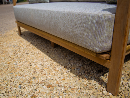 Sienna Lounge 2 Seater Sofa | Ex-display-Garden Furniture Centre-HighRange,Outdoor Furniture,Teak Garden Furniture,Sienna Range,Sale,Clearance Line,Outdoor Lounging,Teak,Teak Sofas,Sofa,Ex-Display,Showroom exdis-{collection_title}