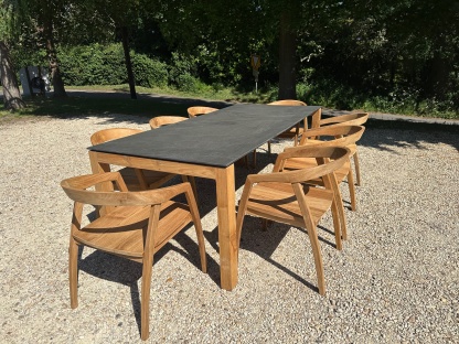 Sierra 8 Chair Dining Set | Bari Range