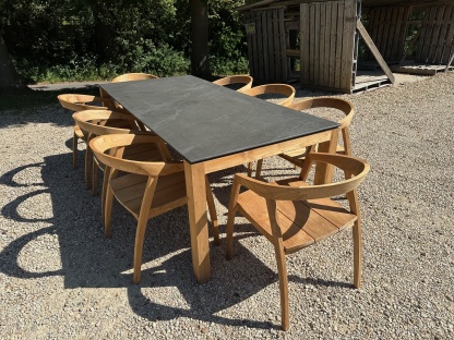 Sierra 8 Chair Dining Set | Bari Range