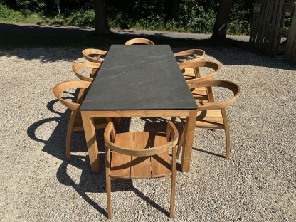 Sierra 8 Chair Dining Set | Bari Range