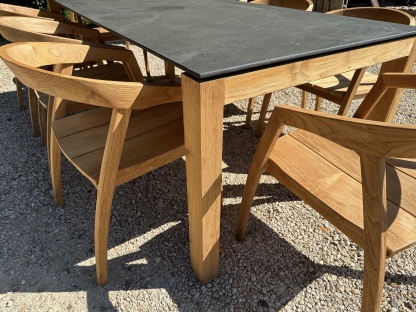 Sierra 8 Chair Dining Set | Bari Range