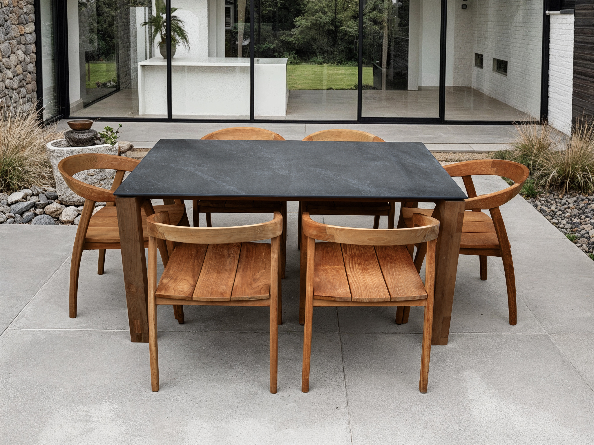 Sierra Bari 6 Chair Dining Set