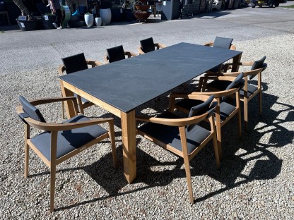 Sierra Mustique 8 Chair Dining Set | Bari Range
