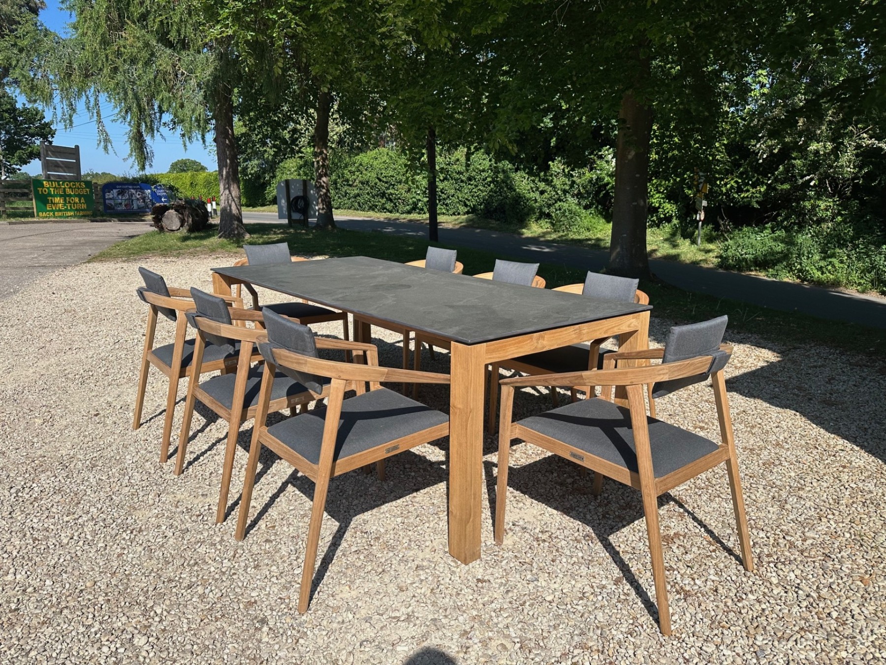 Sierra Mustique 8 Chair Dining Set | Bari Range-Garden Furniture Centre-HighRange,Outdoor Dining,Outdoor Furniture-{collection_title}