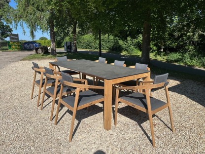Sierra Mustique 8 Chair Dining Set | Bari Range