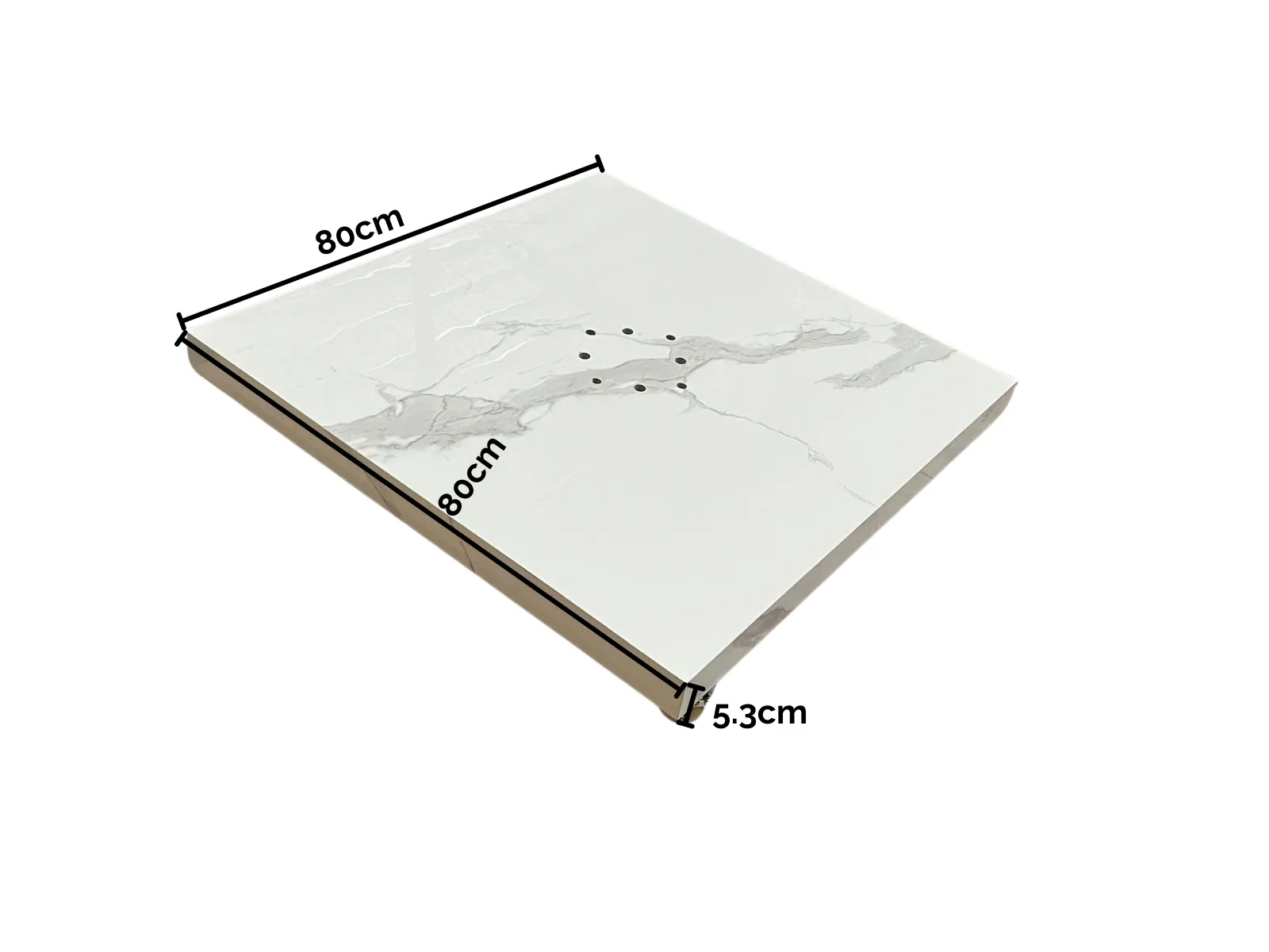 90kg White Sintered Stone Base with Wheels | Cantilever Parasols | Grand Designs Ex-display